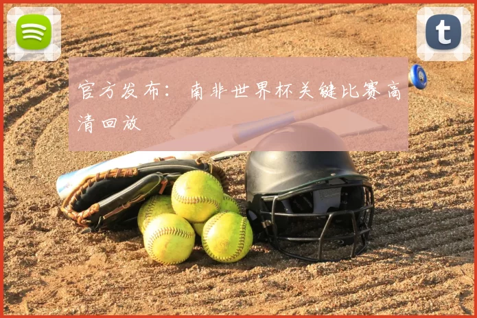 官方发布:南非世界杯关键比赛高清回放