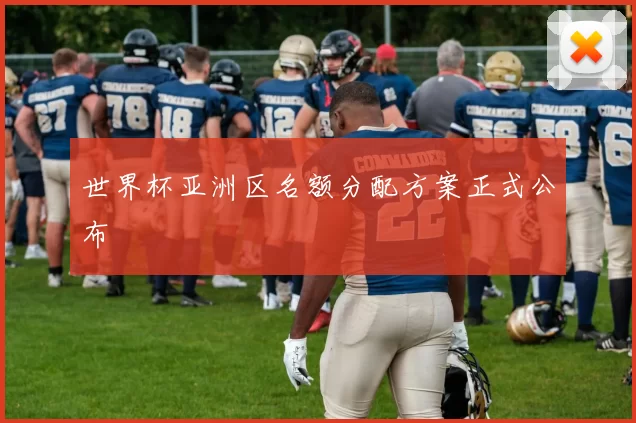 世界杯亚洲区名额分配方案正式公布
