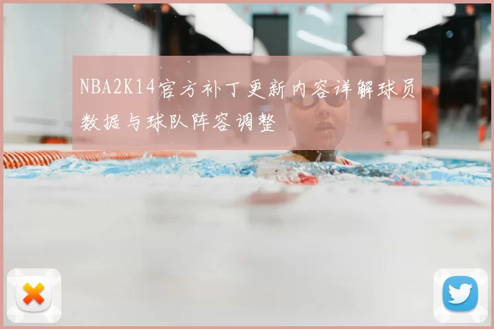 NBA2K14官方补丁更新内容详解球员数据与球队阵容调整