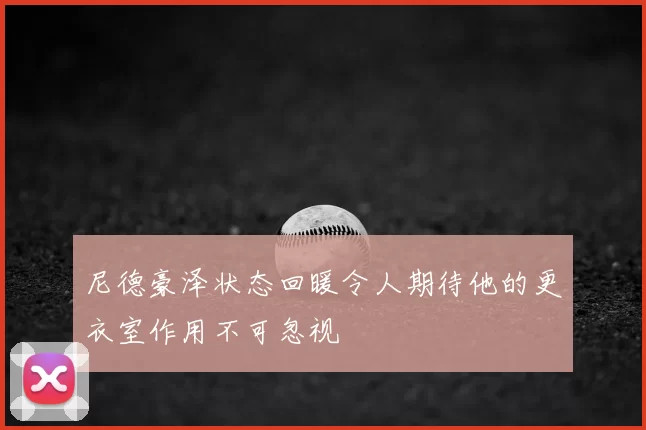 尼德豪泽状态回暖令人期待他的更衣室作用不可忽视